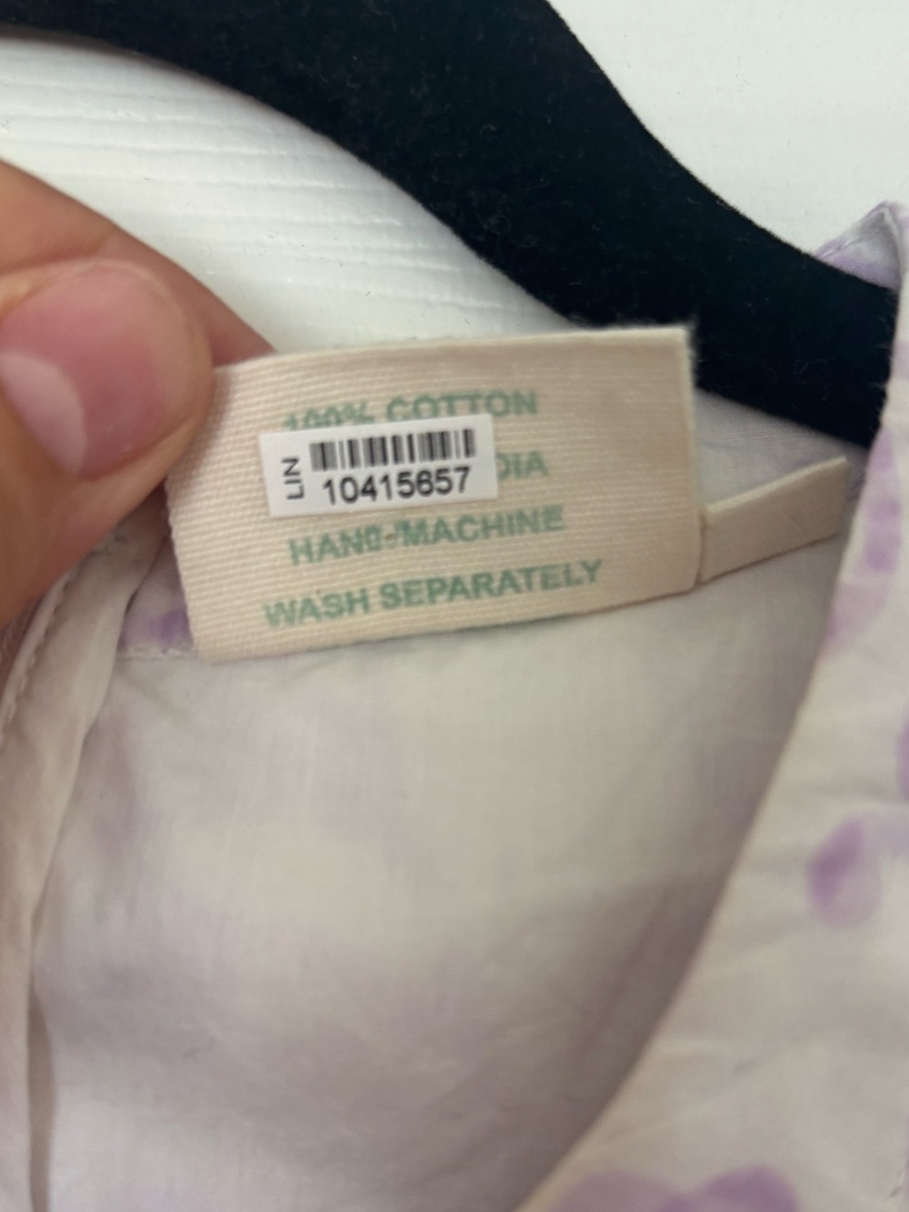 Julia Amory Lavender Floral Dress 100% cotton - Picture 5 of 6